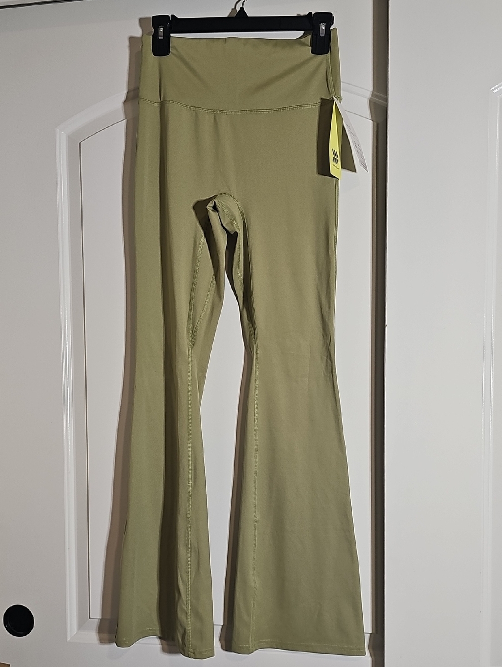 All In Motion Olive Green Flared Yoga Pants